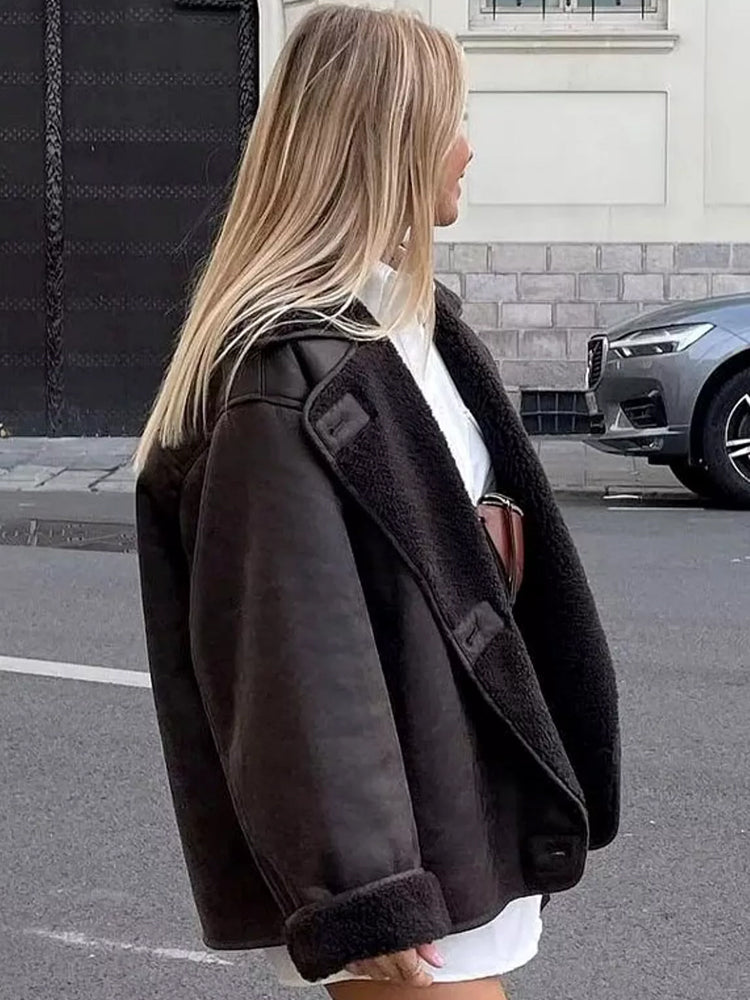 Women’s Modern Jacket Warm Casual Coat