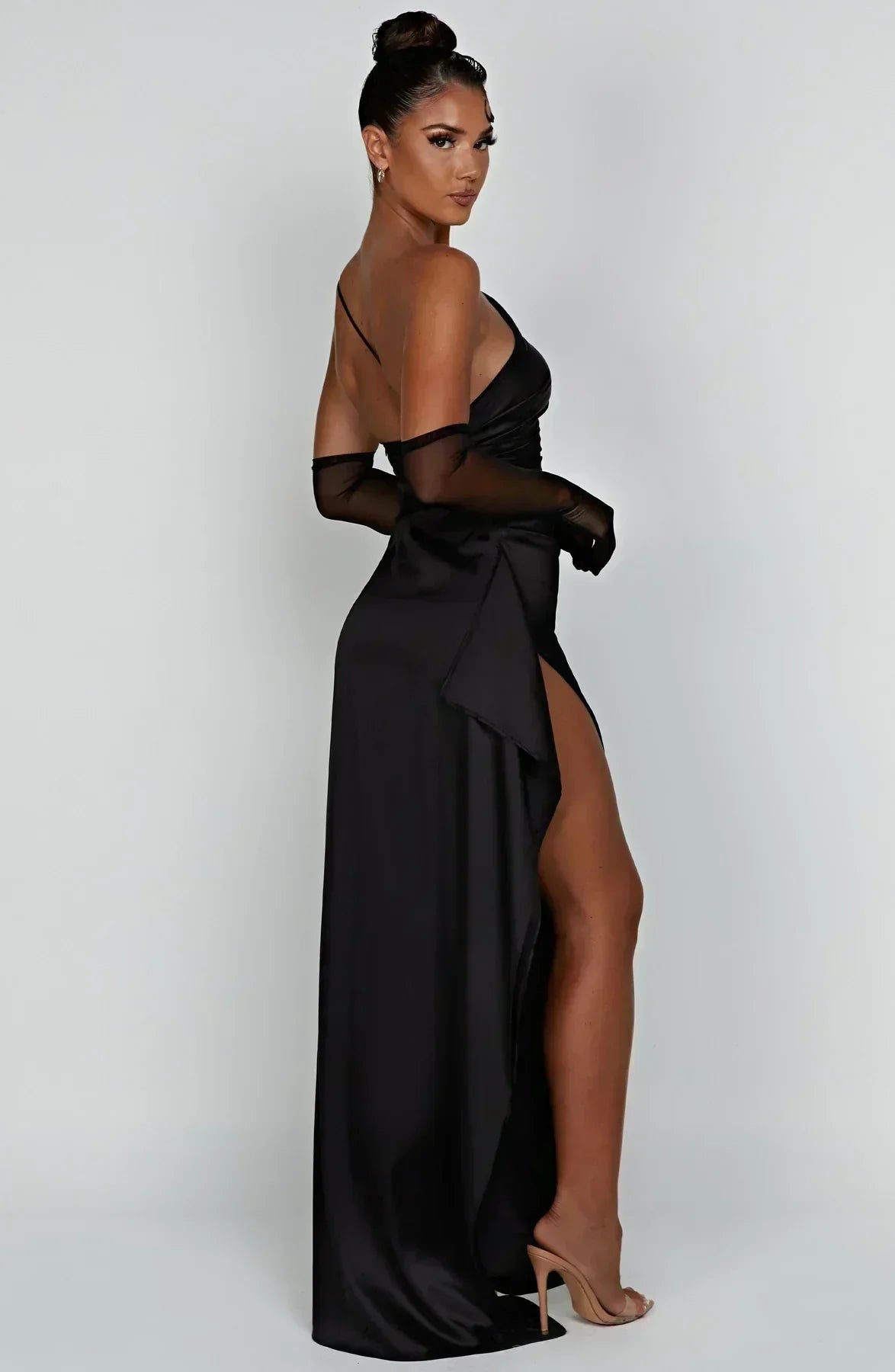 Stylish Formal Party Asymmetric Evening Dress for Women