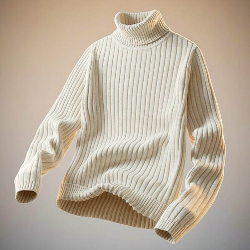 Prine | Men’s Ribbed Wool Turtleneck