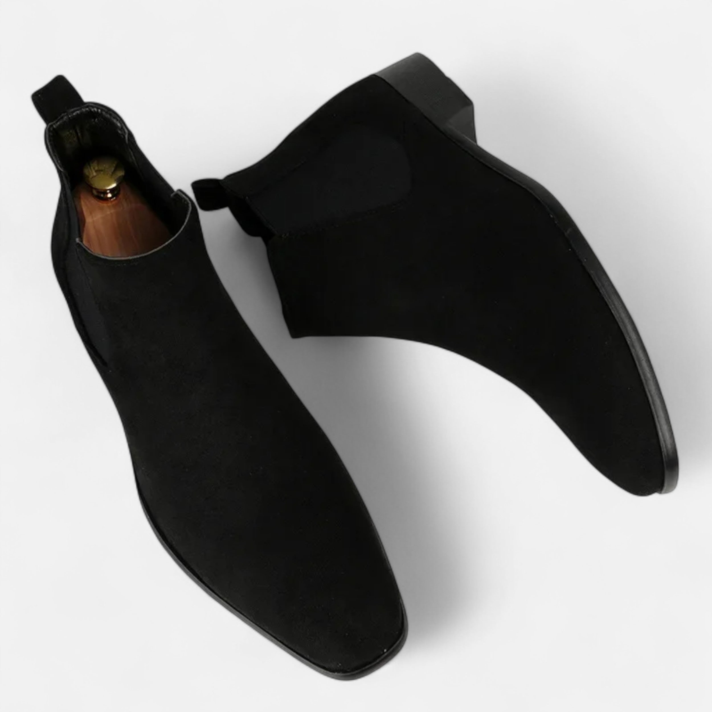 Men’s Elegance Sturdy Non-Slip Suede Chelsea Boots