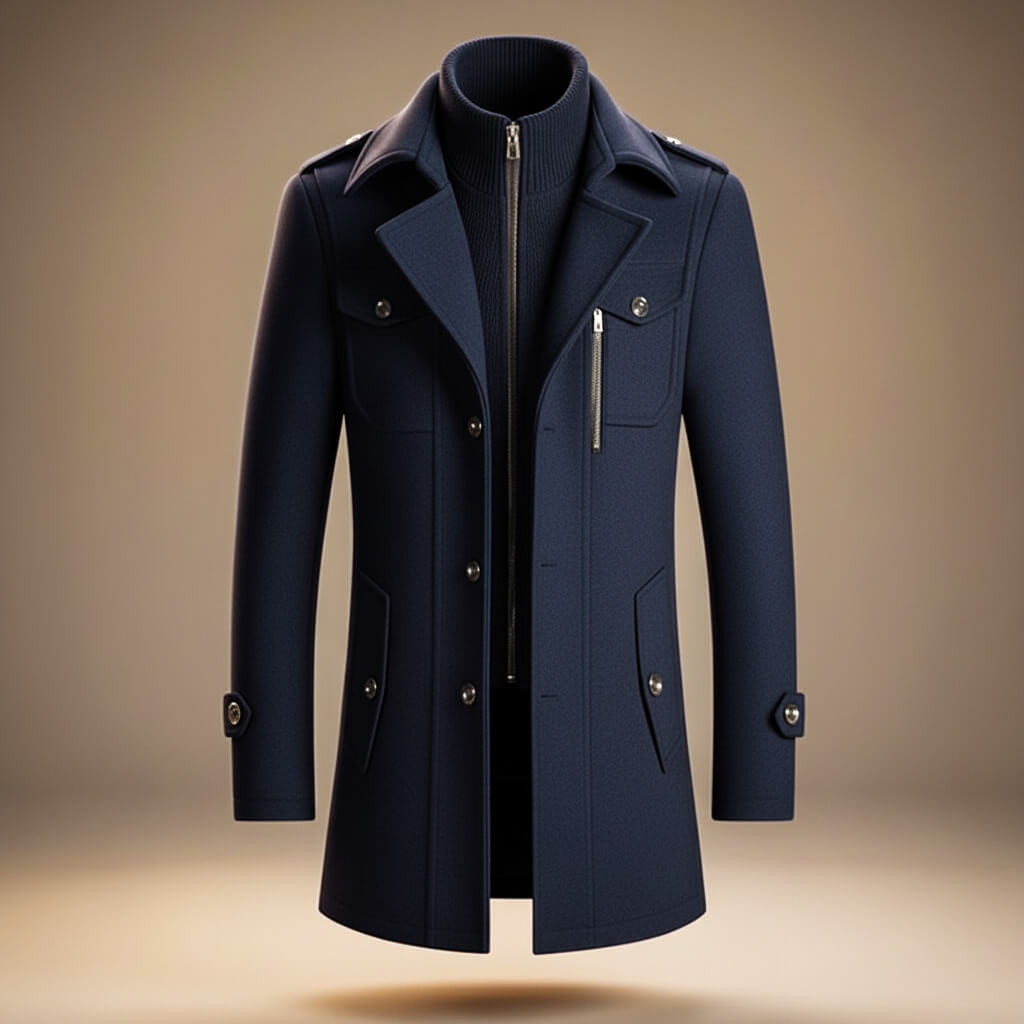 Valero | Men’s Virgin Wool Coat