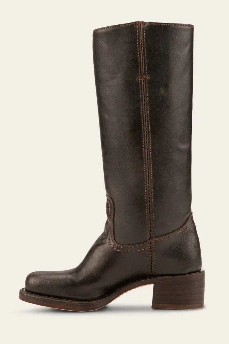 Women’s Mid Calf Western Boots with Block Heel
