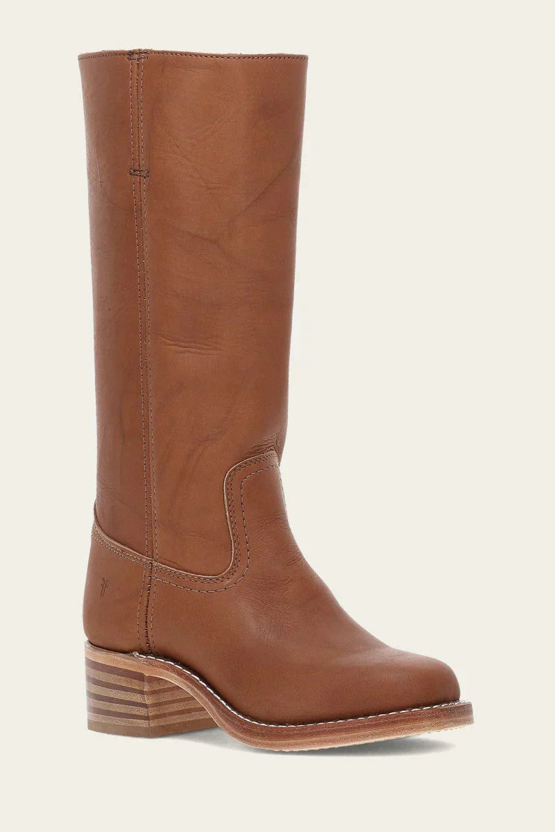 Women’s Mid Calf Western Boots with Block Heel
