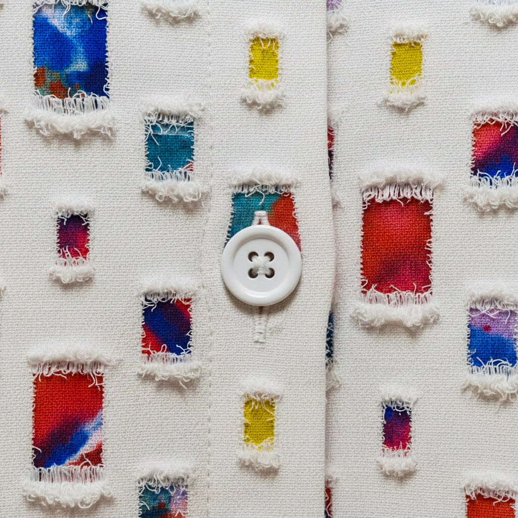 Mosaic | Men’s Premium Cotton Blend Patchwork Shirt