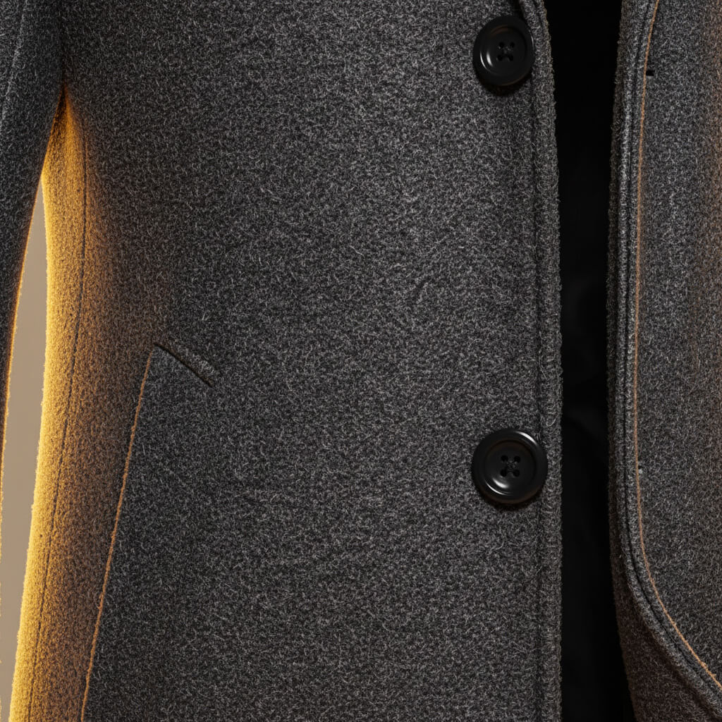Peruvia | Men’s Organic Cotton Minimal Coat