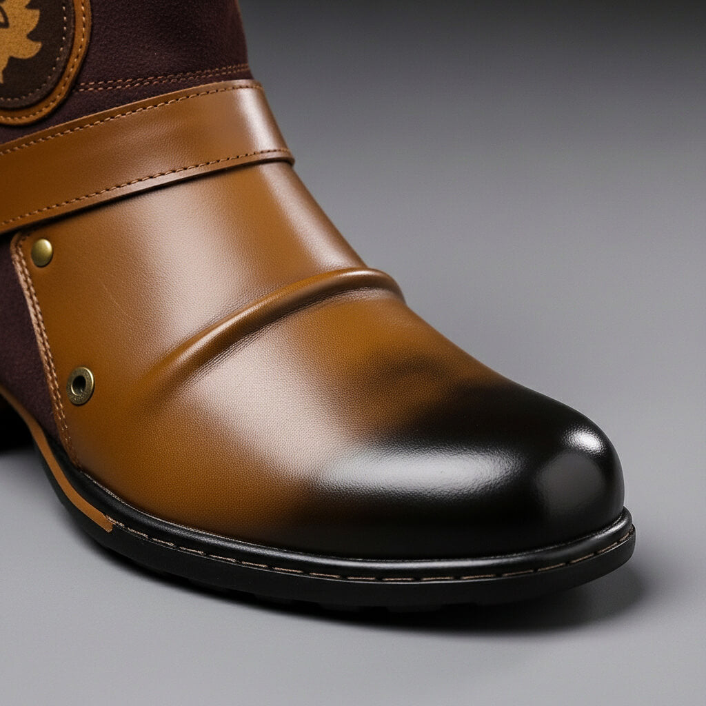 Ruvano | Men’s Suede & Leather Vintage Boots