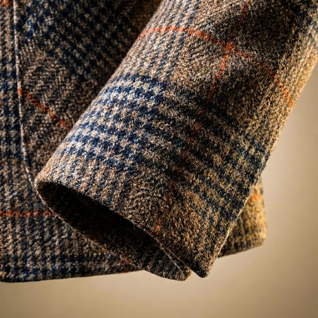 Valentio | Men’s Wool-Blend Houndstooth Blazer