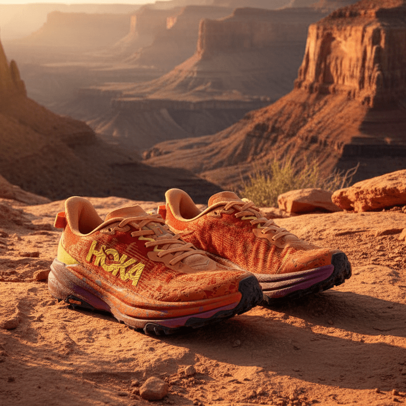 Hoka Speedgoat 6 Lightweight Cushioned Trail Running Shoes – High-Grip Outdoor Trainers