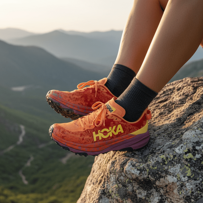 Hoka Speedgoat 6 Lightweight Cushioned Trail Running Shoes – High-Grip Outdoor Trainers