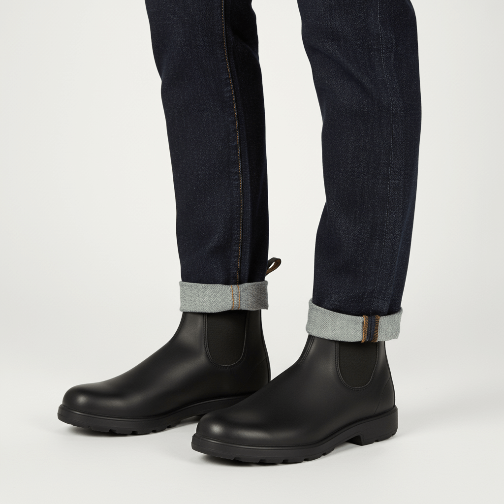 Rugged Sole Chelsea Boots