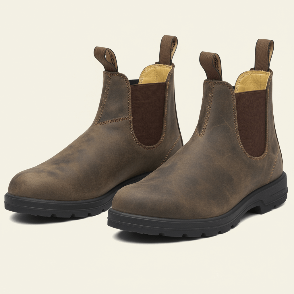 Rugged Sole Chelsea Boots