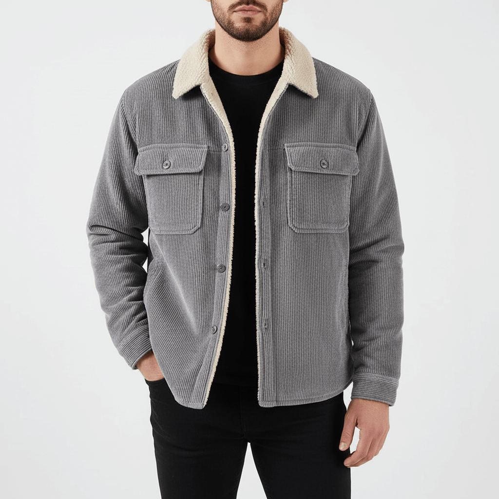 Corduroy Fleece Winter Jacket