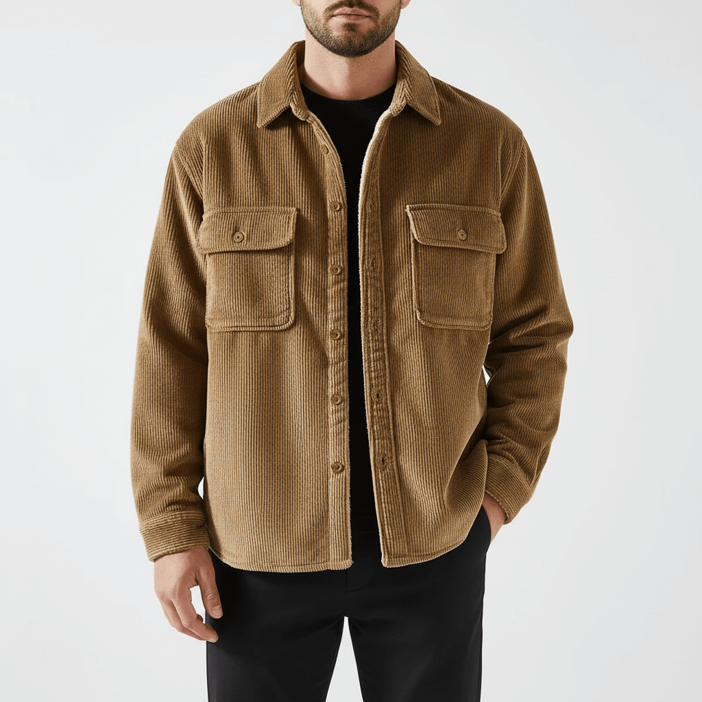 Corduroy Fleece Winter Jacket