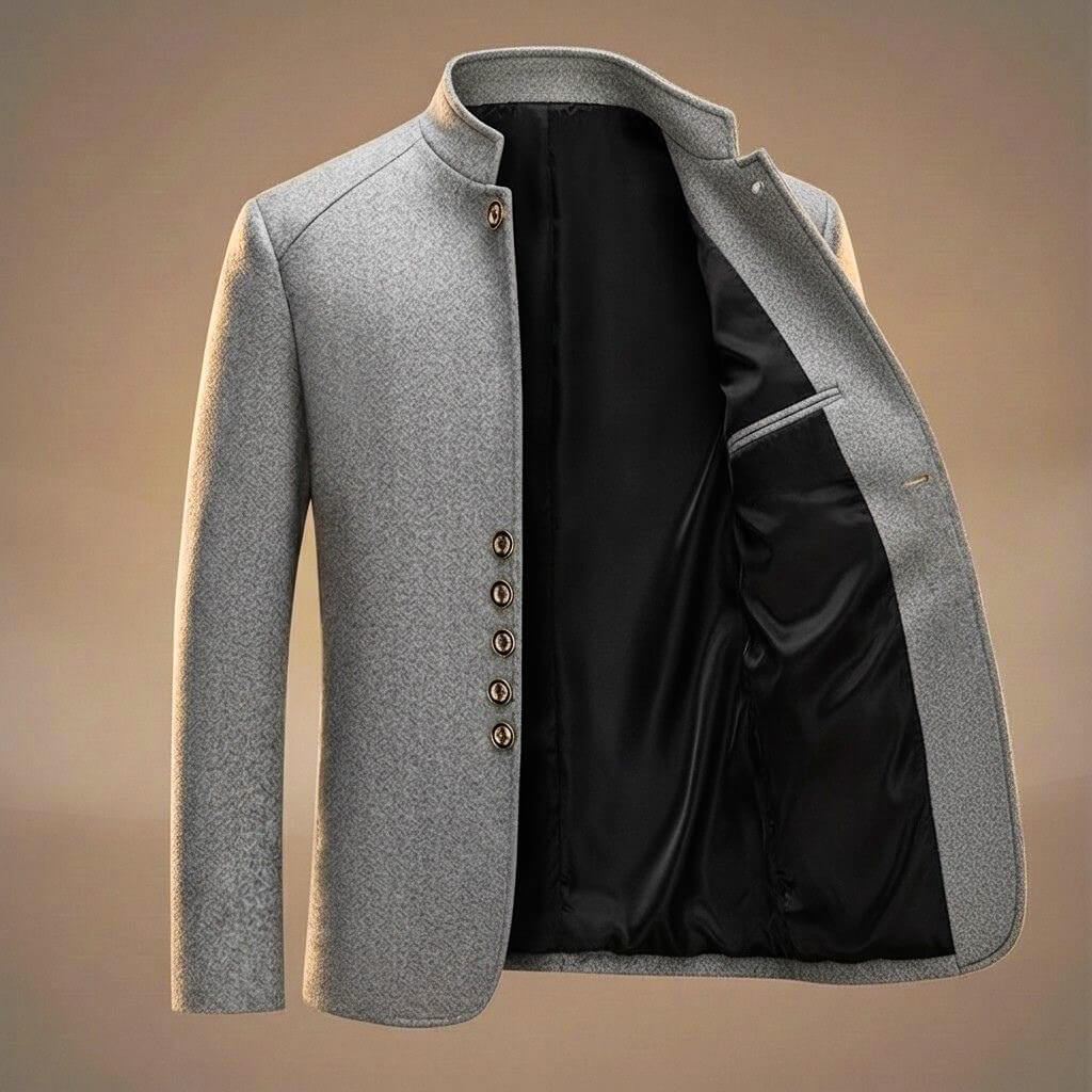 Ricky | Men’s Japanese-Inspired Wool Jacket