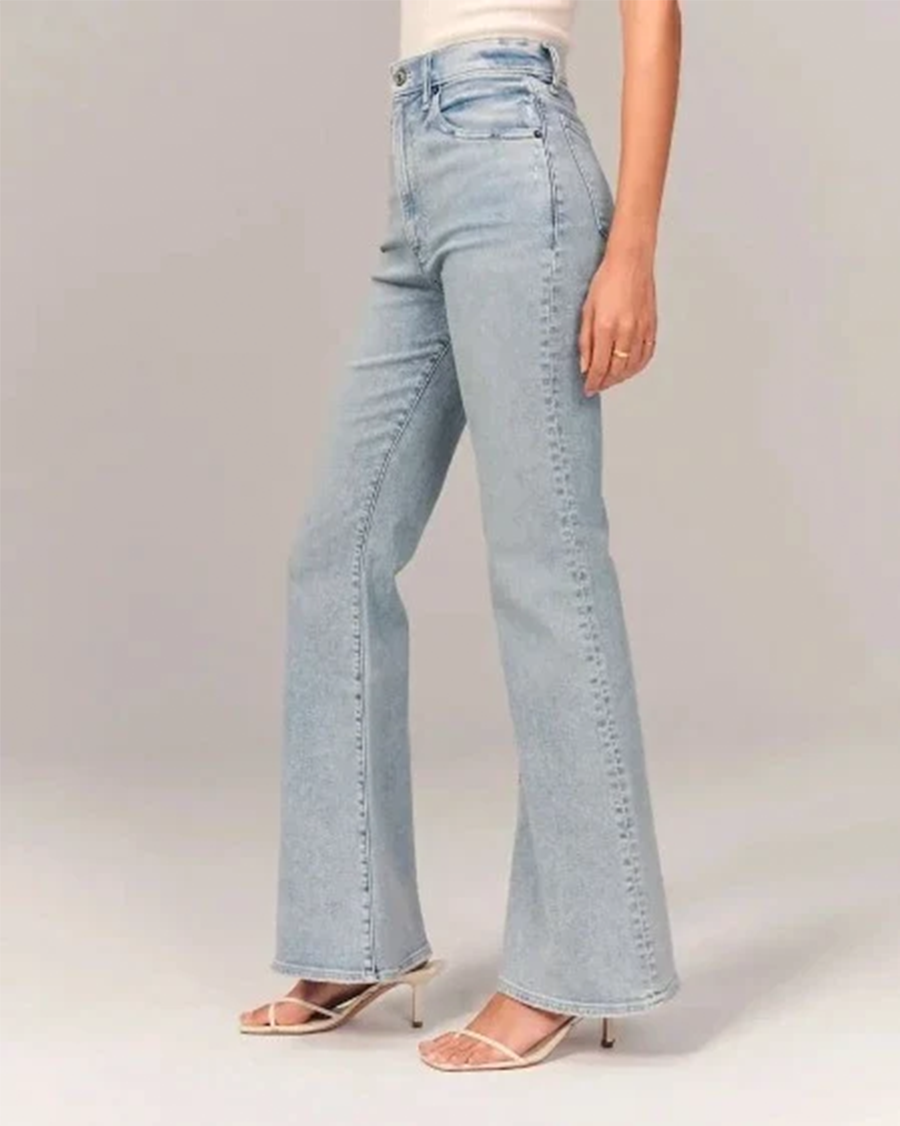 Classic High Rise Flare Jeans
