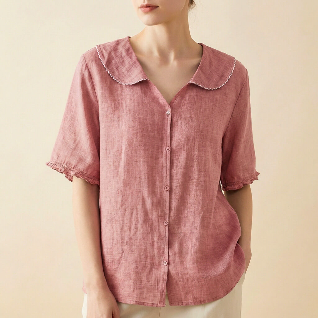Elviane | Women’s Linen Blend Blouse