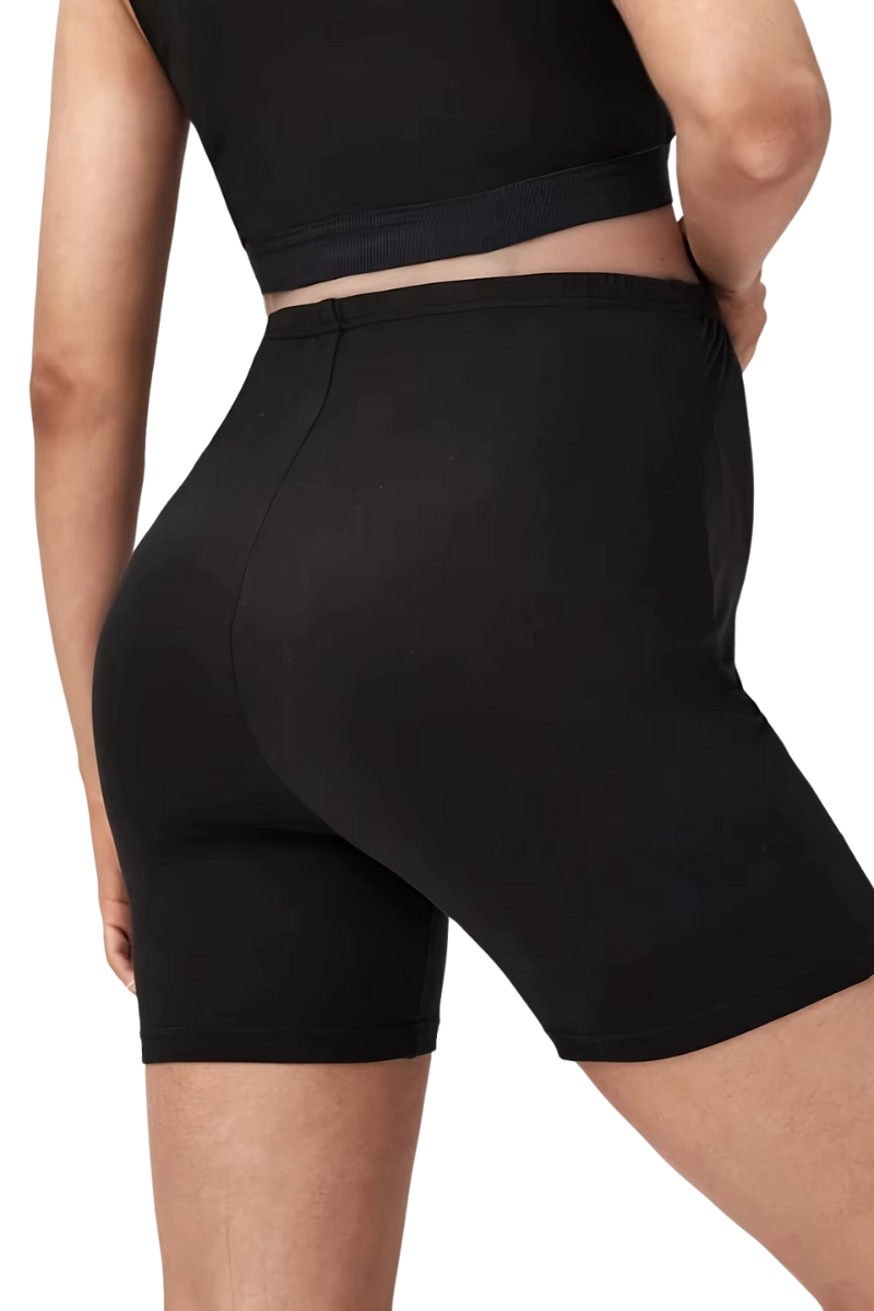 Breathable Maternity Support Shorts with Anti‑Chafing Design
