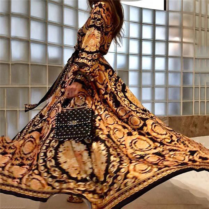 Enchanting Flowy Sunny Party Bohemian Maxi Dress for Women
