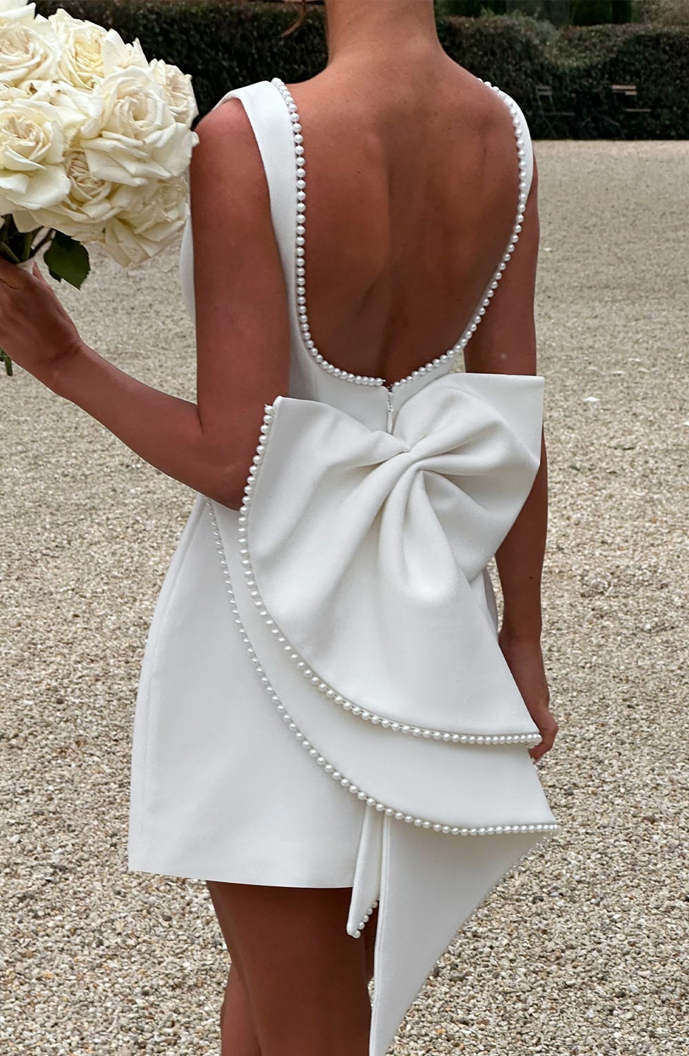 Women's Fashionable Structured Mini Wedding Guest Dress  for Special Events