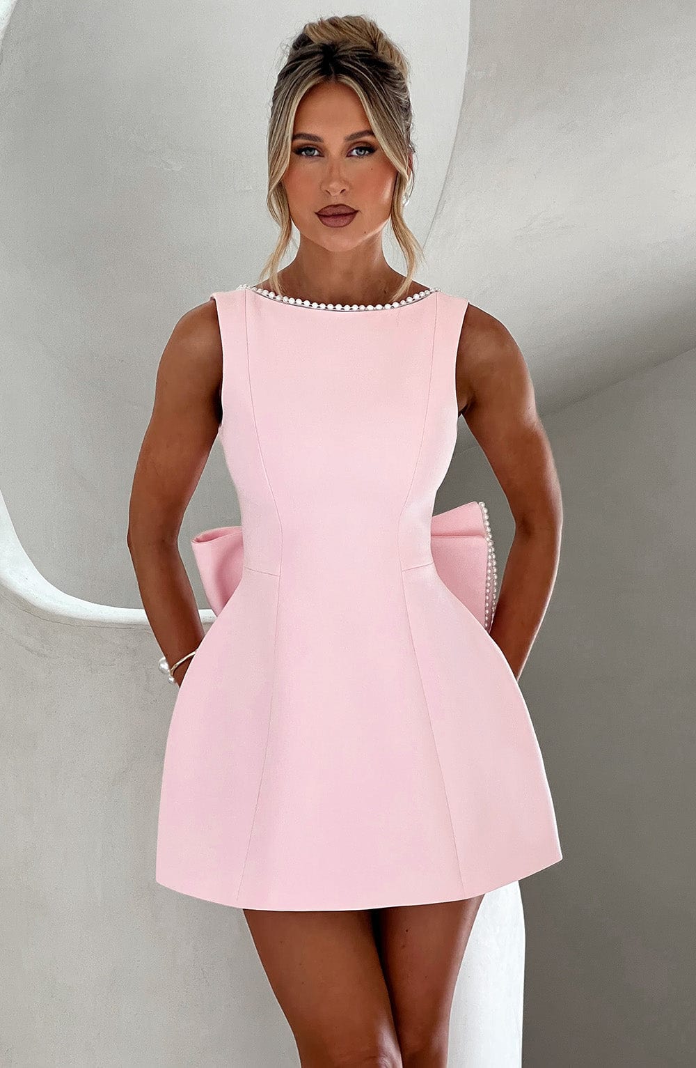 Fancy Cocktail Party Mini Wedding Guest Dress for Women