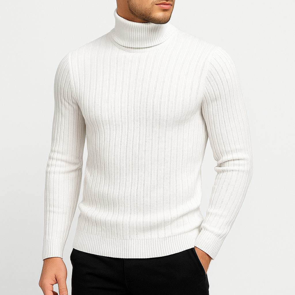 Wool Blend Turtleneck