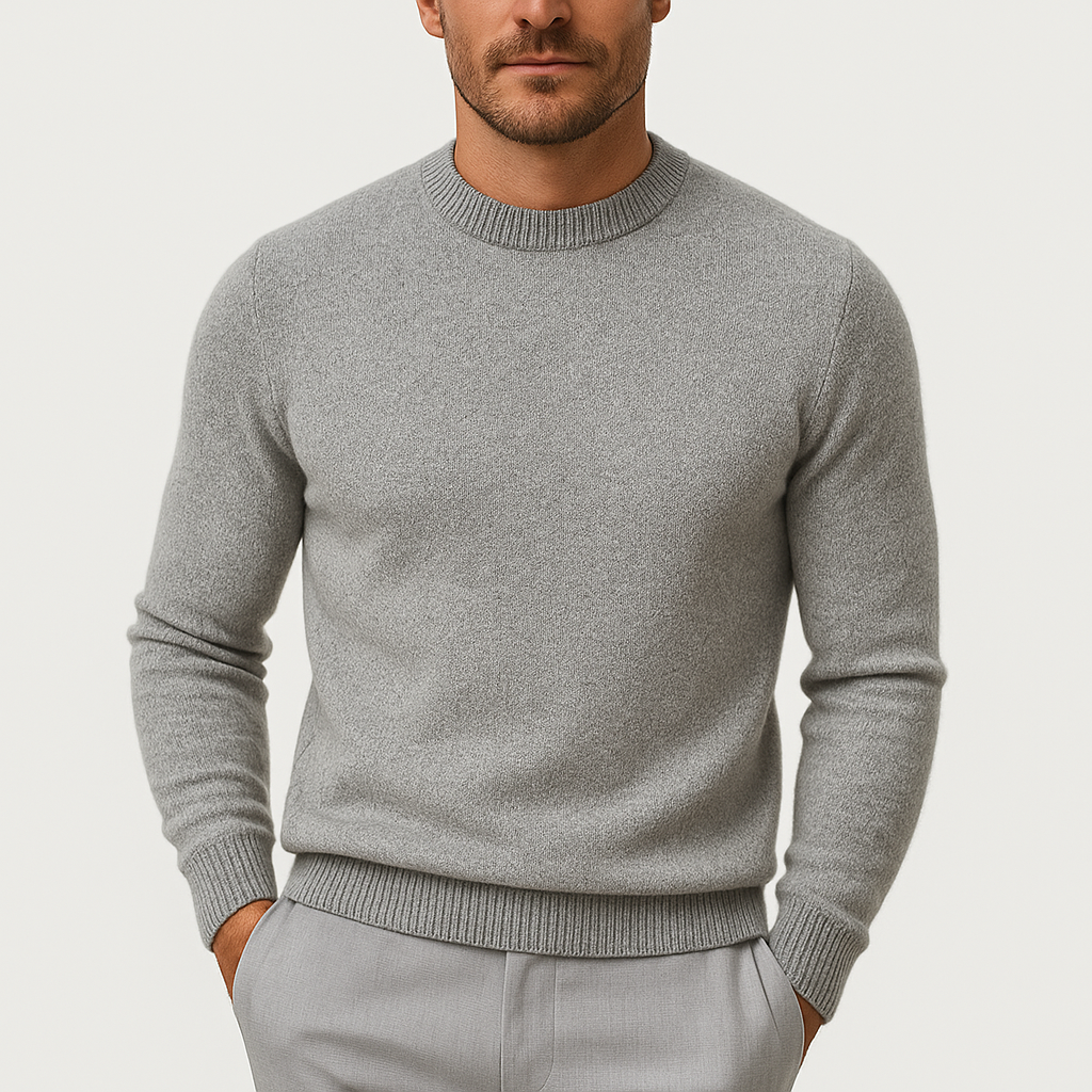 Wool Blend Knit Sweater