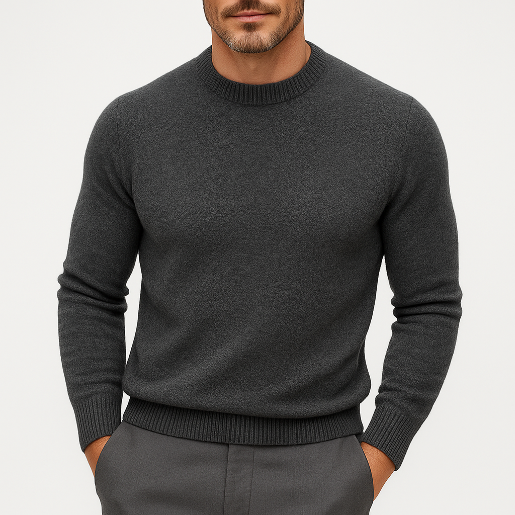 Wool Blend Knit Sweater