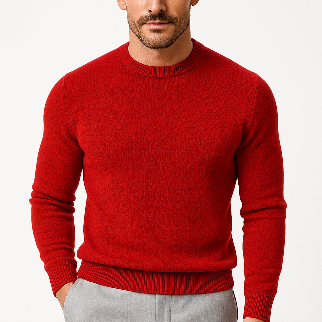 Wool Blend Knit Sweater
