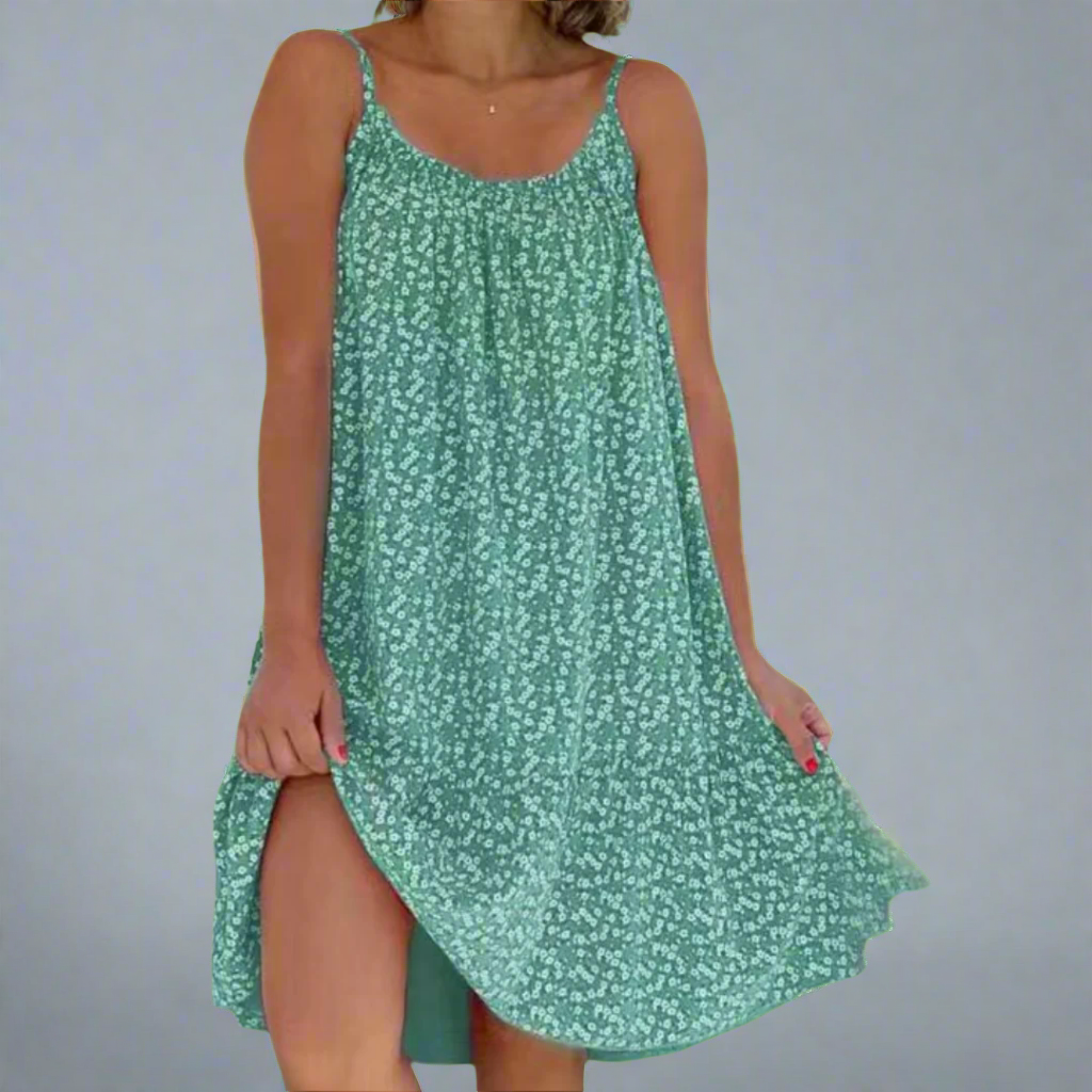 Women's Breezy Floral Camisole Summer Dress - Ideal for Sunny Parties and Vacations