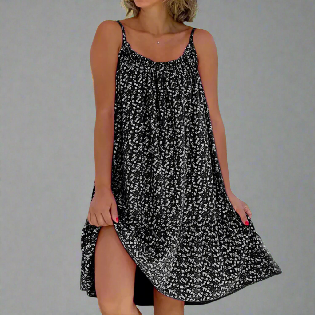 Women's Breezy Floral Camisole Summer Dress - Ideal for Sunny Parties and Vacations