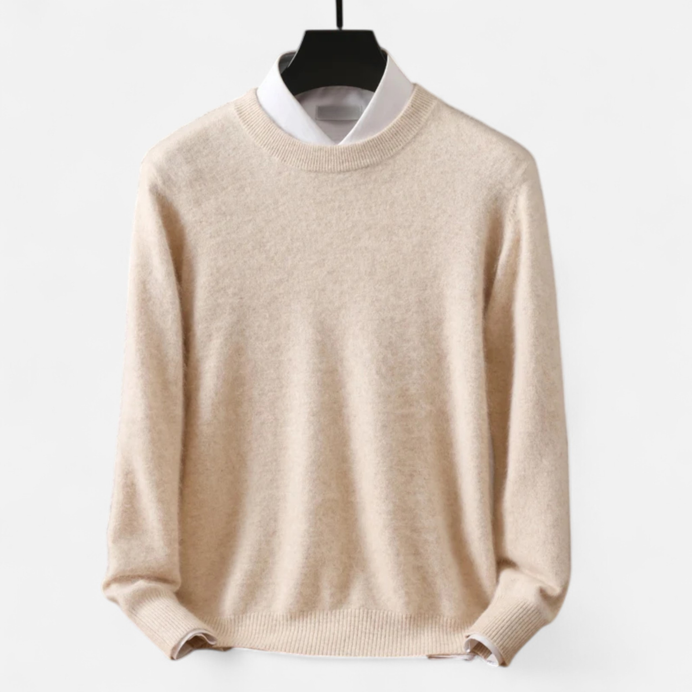 Men’s Timeless Heritage Knit Cashmere Sweater for Cold Weather