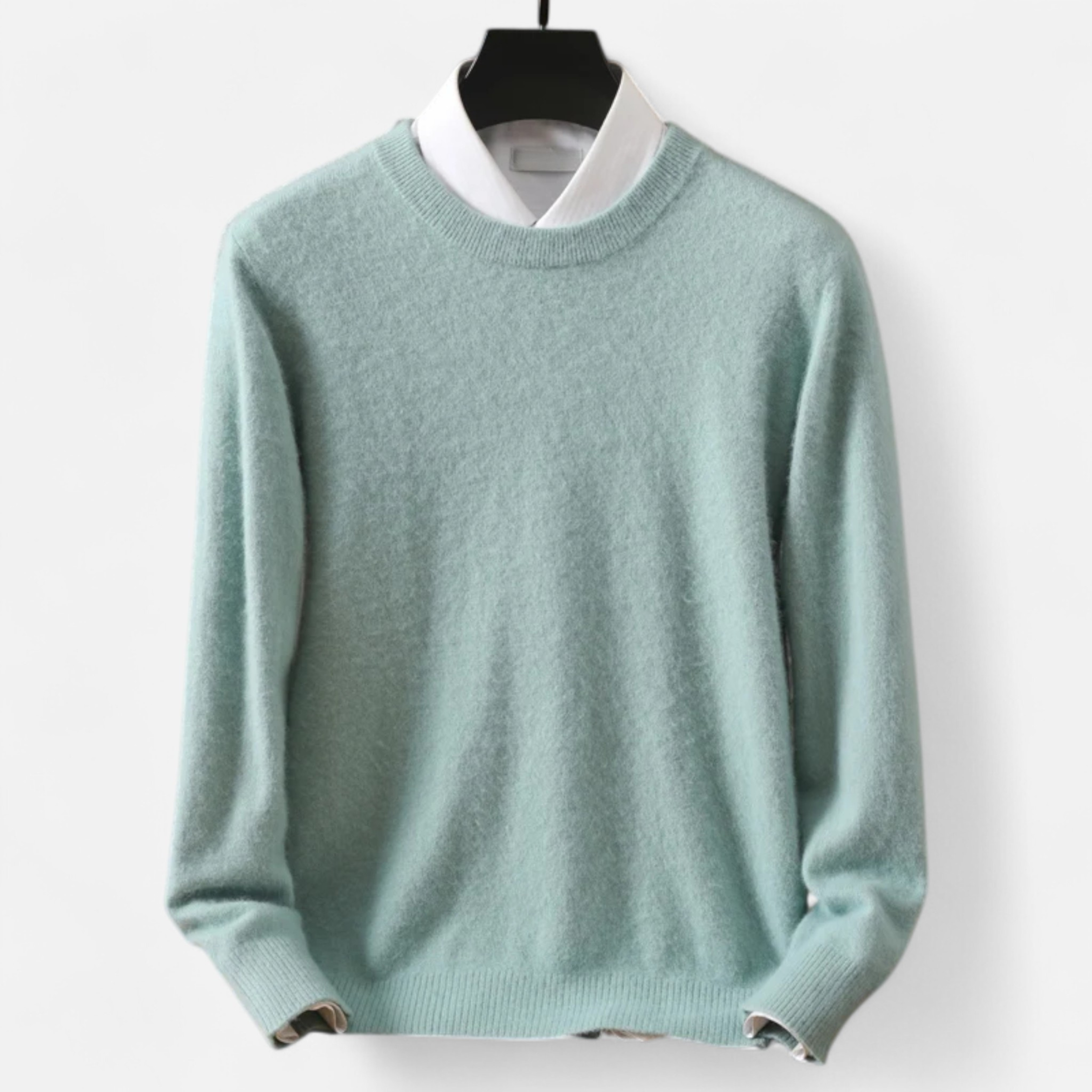 Men’s Timeless Heritage Knit Cashmere Sweater for Cold Weather