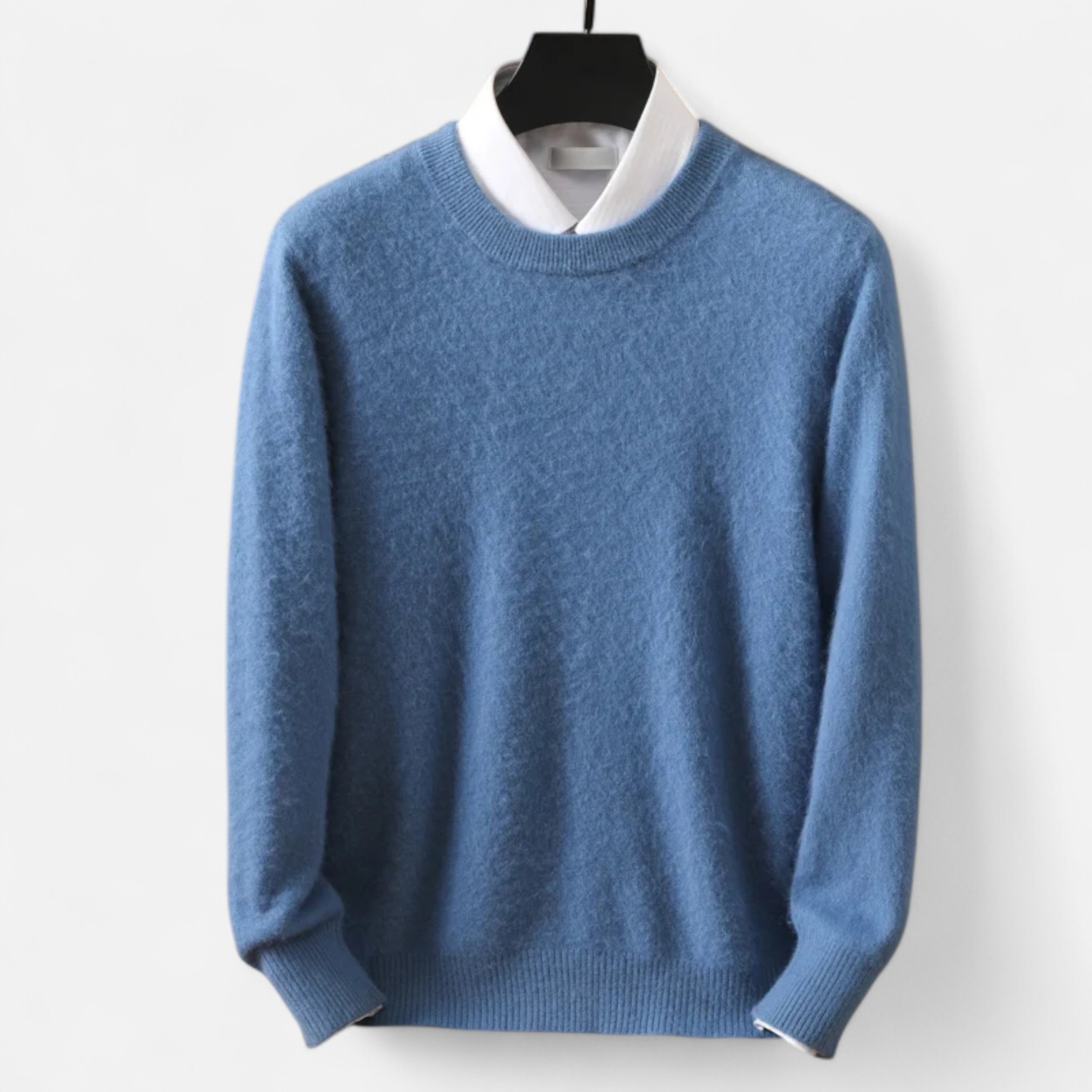Men’s Timeless Heritage Knit Cashmere Sweater for Cold Weather