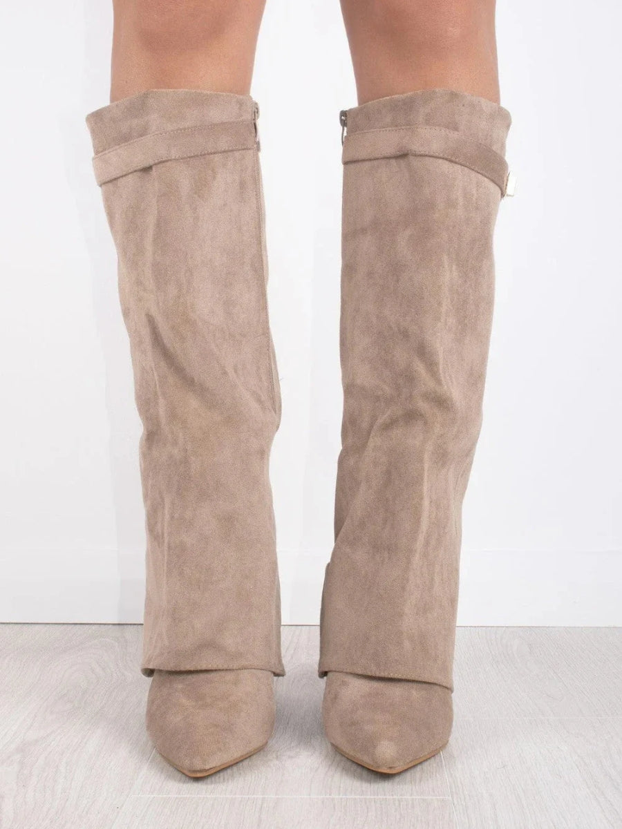 Women’s Outdoor Winter Buckle Thigh-High Boots
