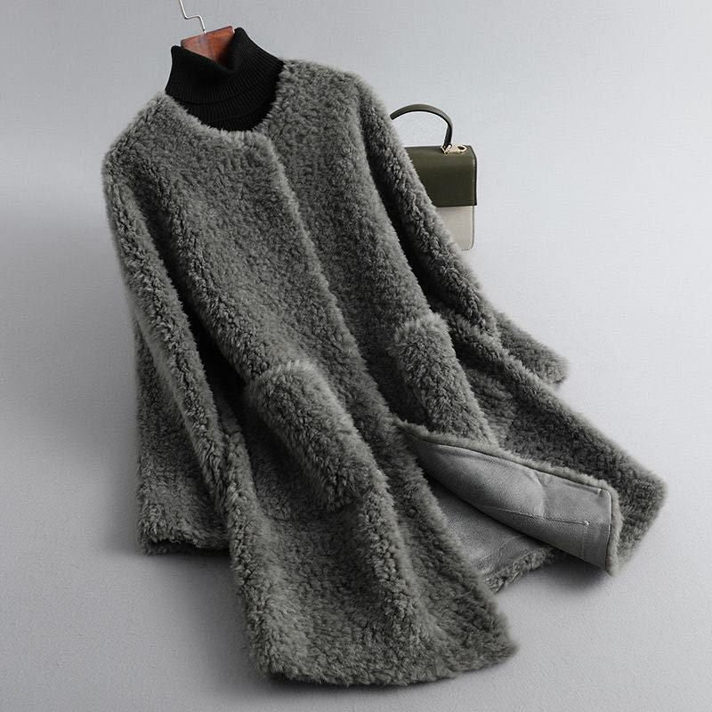 Marsir | Shearling Draped Coat