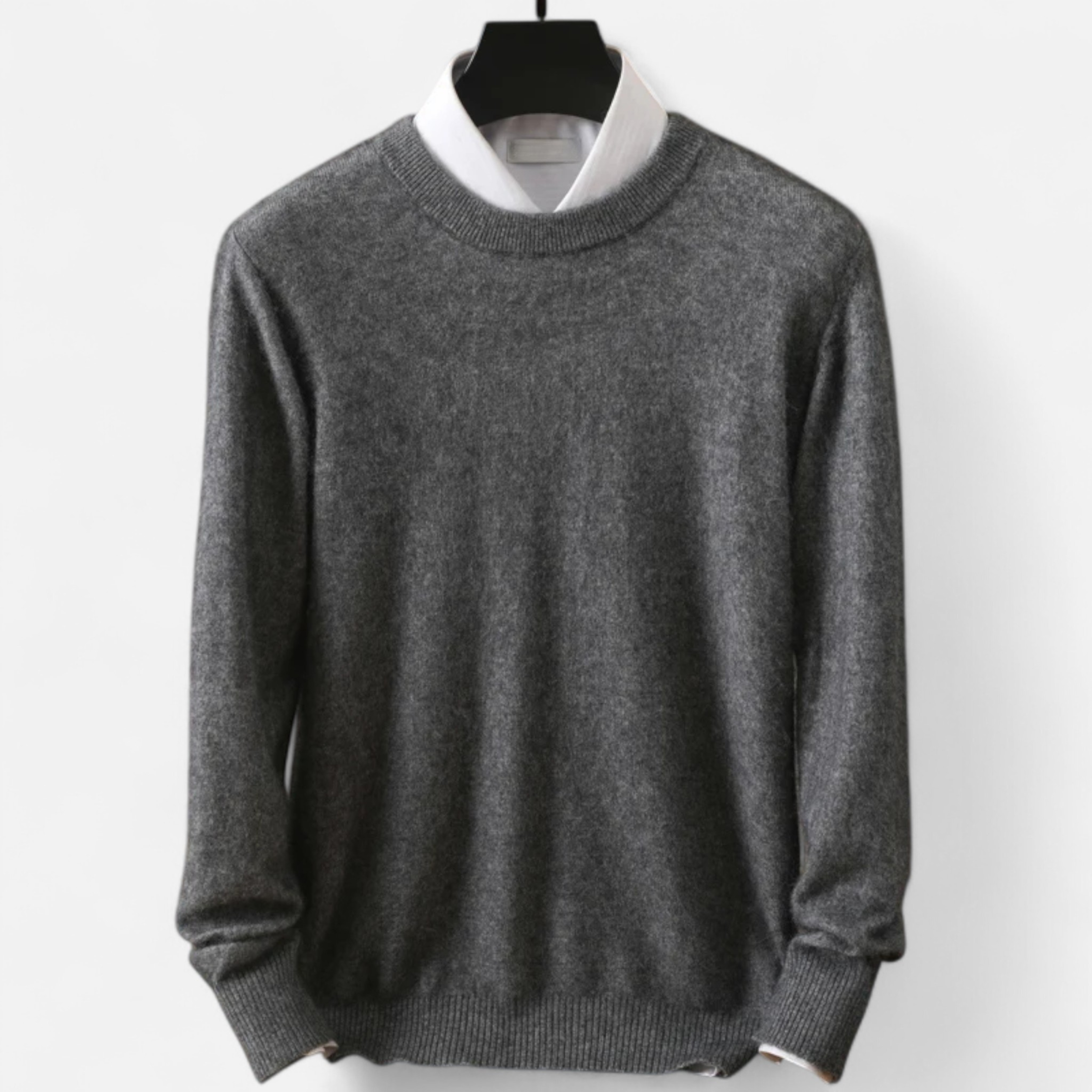 Men’s Timeless Heritage Knit Cashmere Sweater for Cold Weather