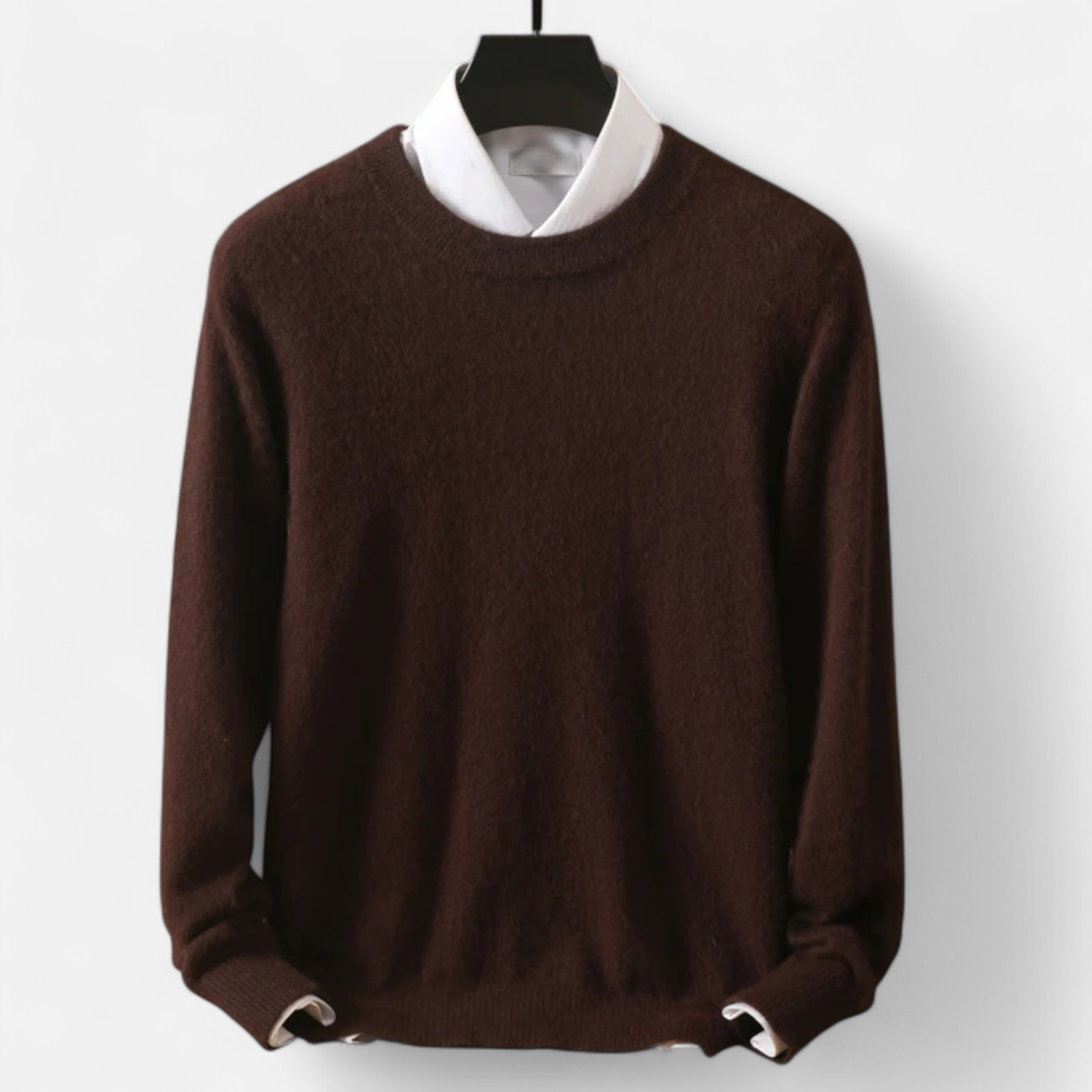 Men’s Timeless Heritage Knit Cashmere Sweater for Cold Weather