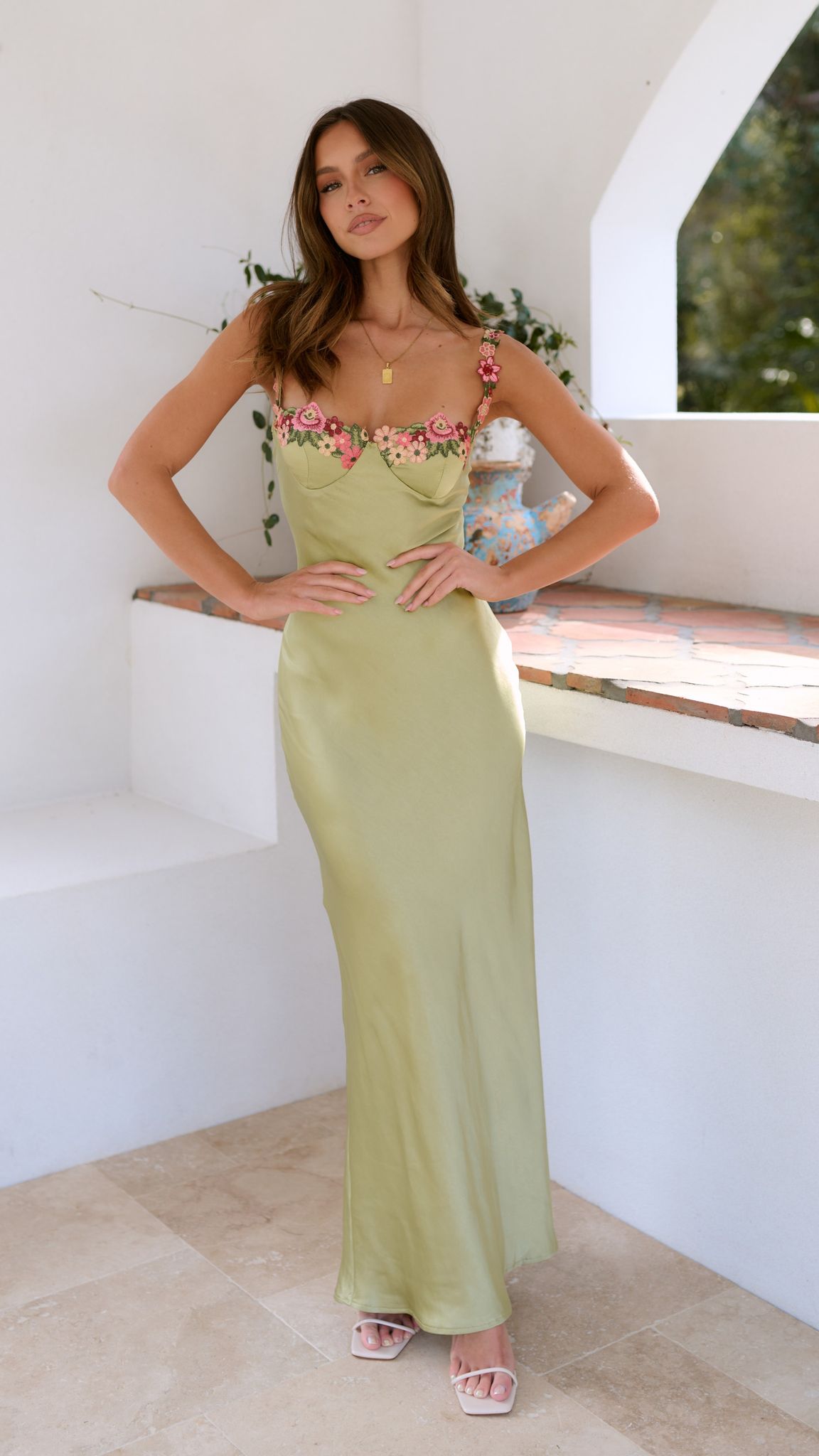 Women's Floral Strap Slim Maxi Dress for All Occasion