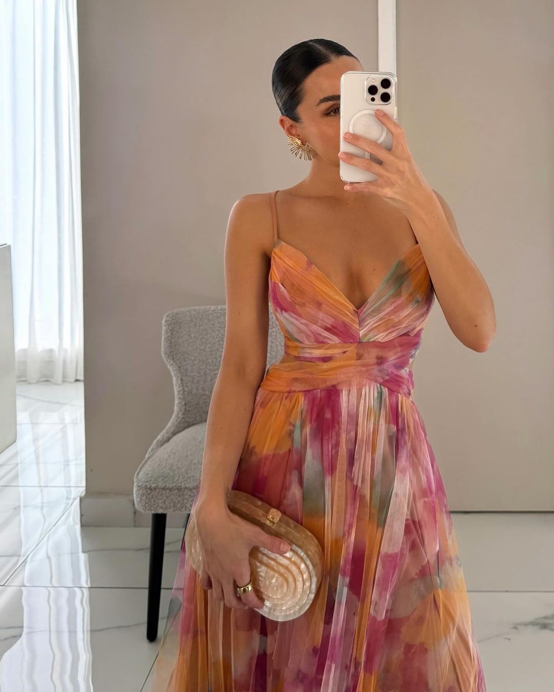Women's Fashion Floral Maxi Dress - Ideal for Parties, Beach Outings, and Outdoor Getaway