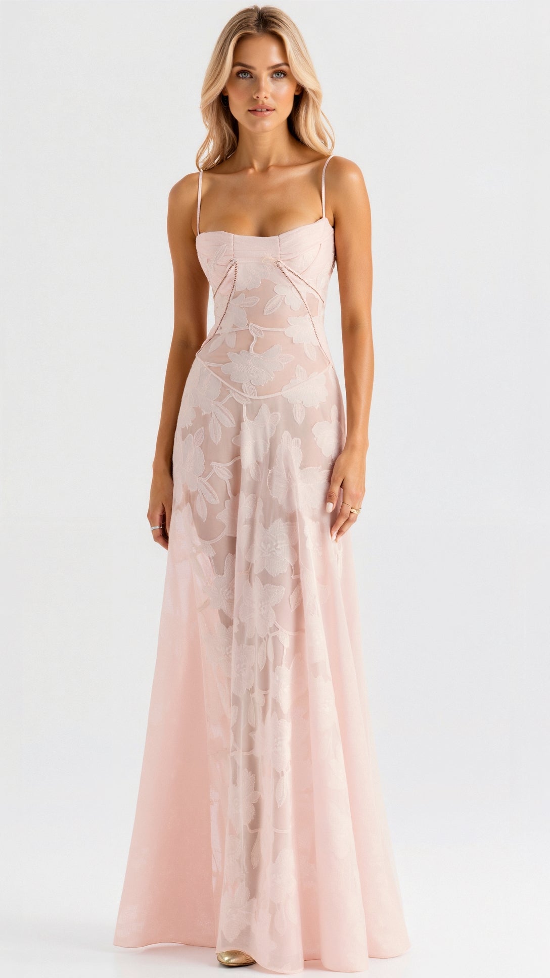 Women’s Timeless Slip Plain Occasion Maxi Wedding Guest Dresses