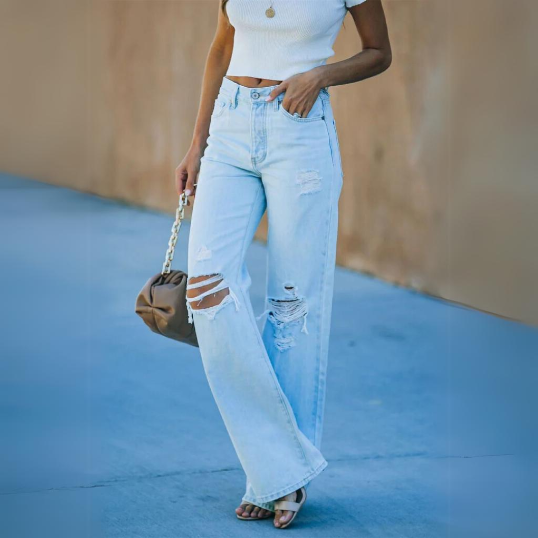 Modern Fit High Rise Flare Jeans