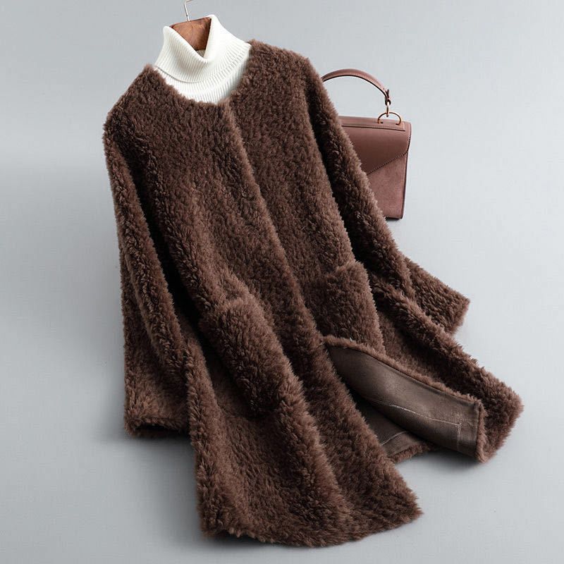 Marsir | Shearling Draped Coat