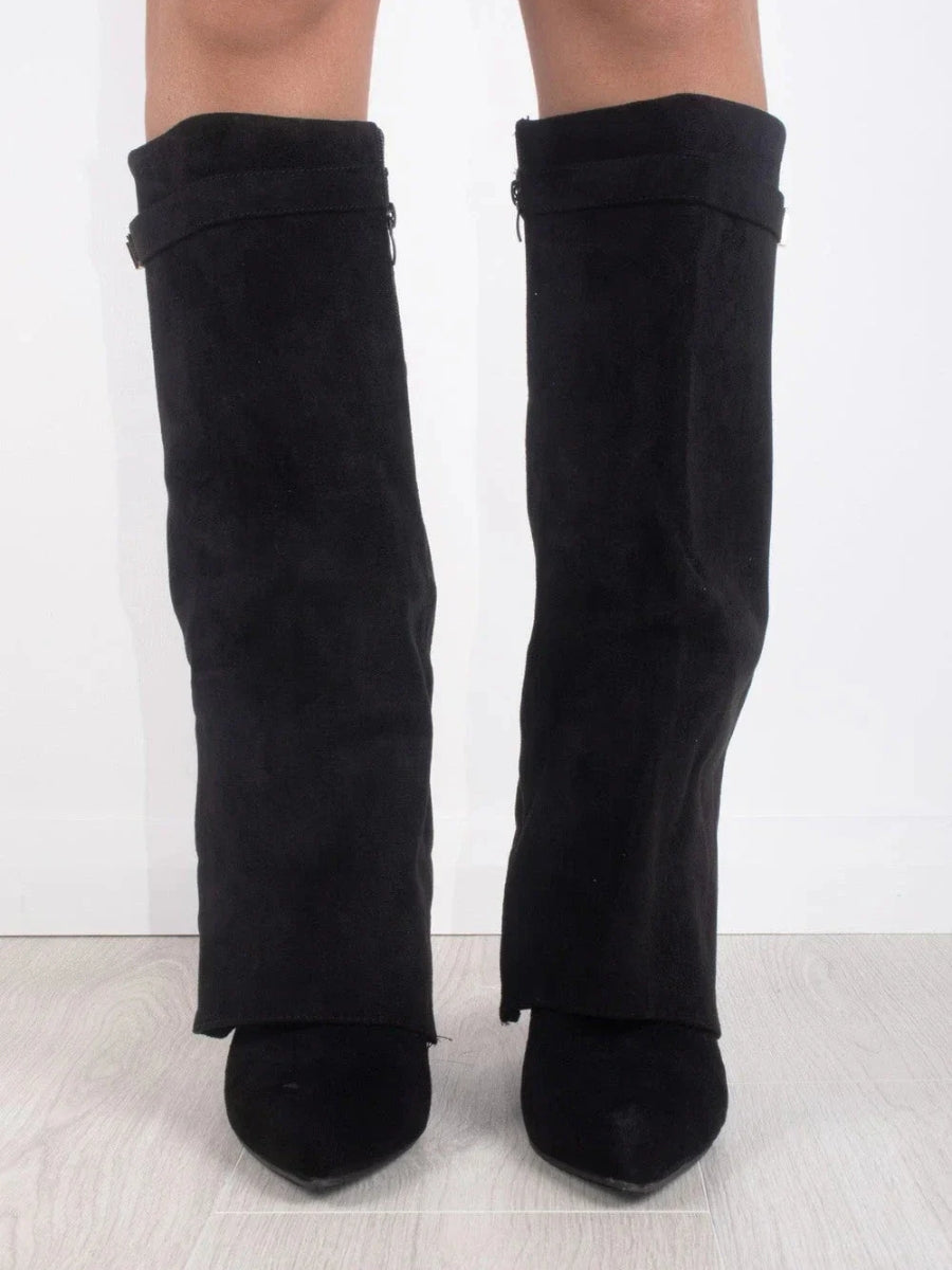 Women’s Outdoor Winter Buckle Thigh-High Boots