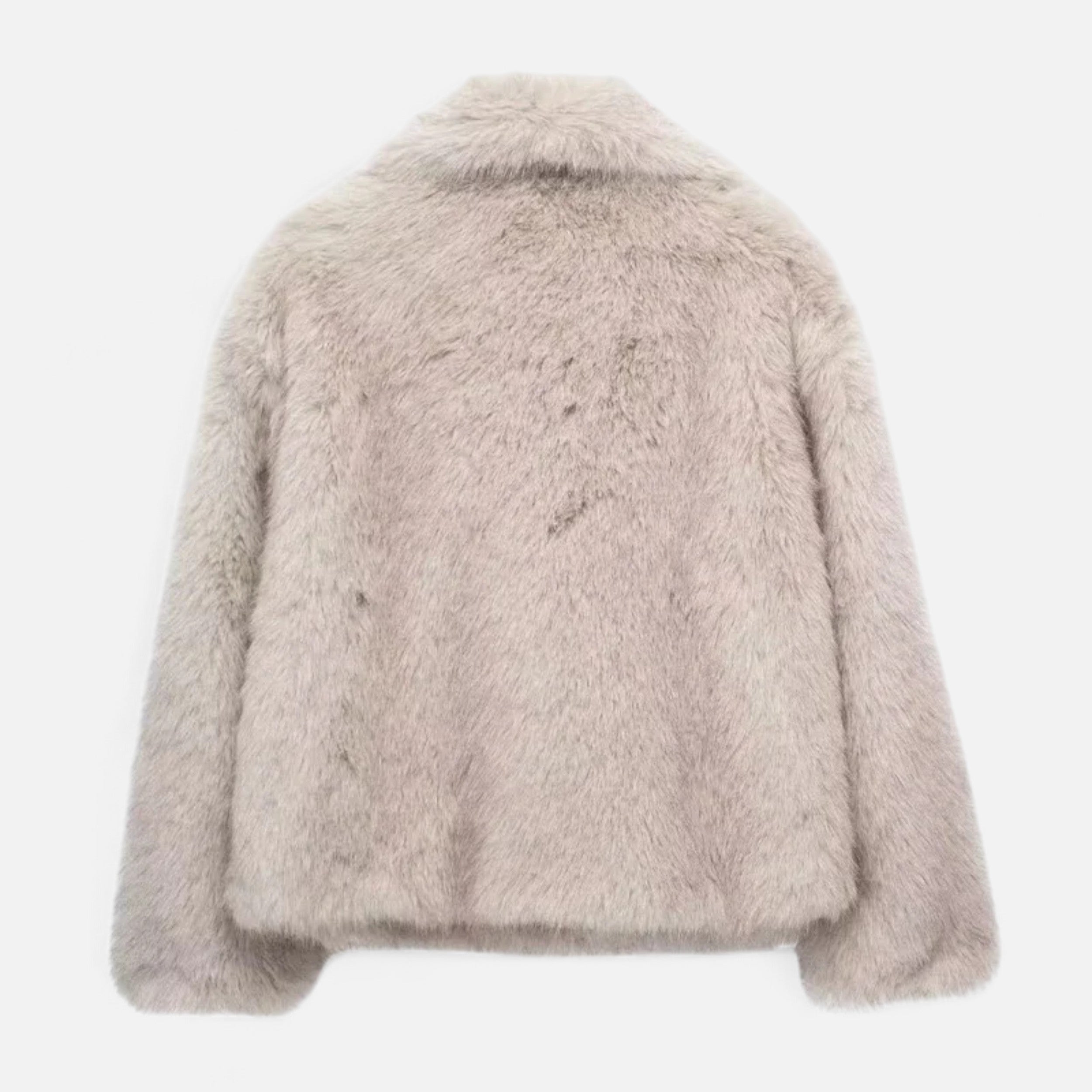 Women’s Cozy Fluffy Warm Plush Faux Fur Winter Coat