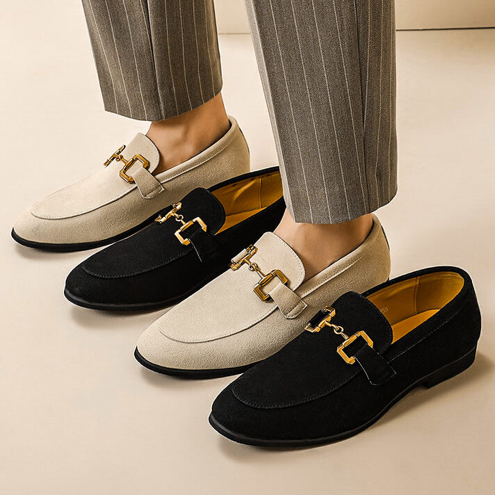Massimo | Men’s Italian Suede Loafers