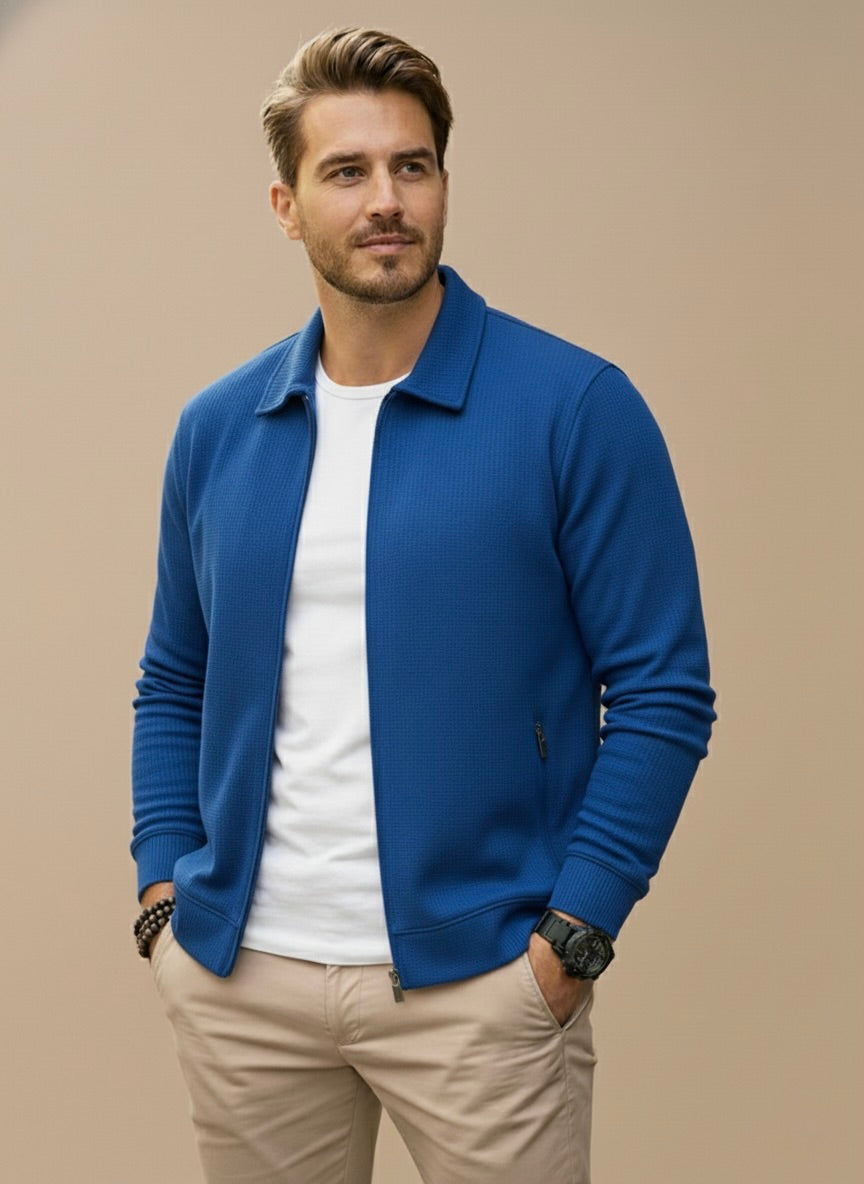Alfred | Men’s Modern Zip-Up Cardigan