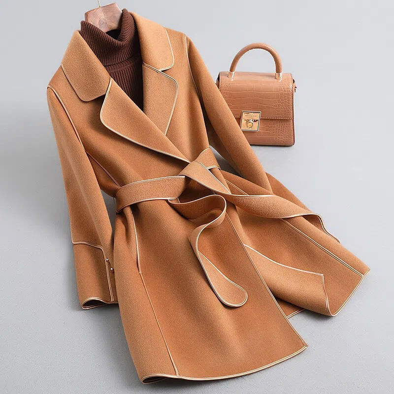 Aria | Women’s Virgin Wool Wrap Coat