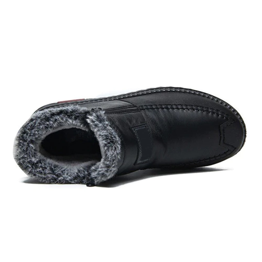 Women's Trendy Thermal Insulation Fur Lining Outdoor Boots with Non-Slip Sole