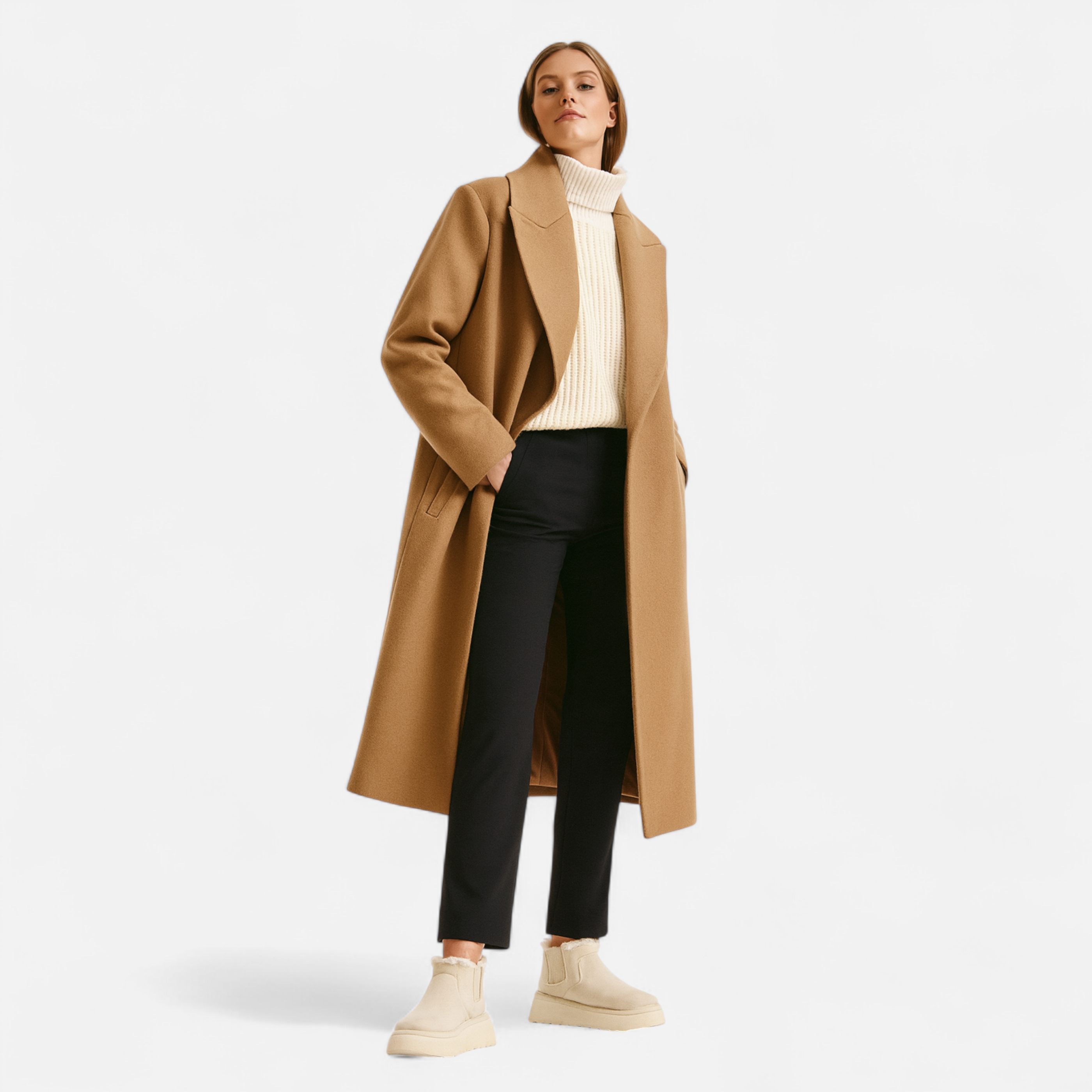 Timeless Cosy Seasonal Chelsea Plush Platform Ankle Boots for Women