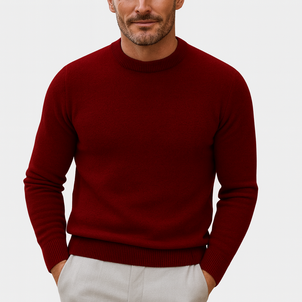 Wool Blend Knit Sweater